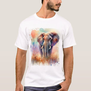 Camiseta African Savanna Elephant 300724AREF132 - Watercolo