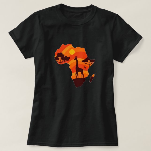 Camiseta African Sun Women's T-Shirt (Diseño del anverso)