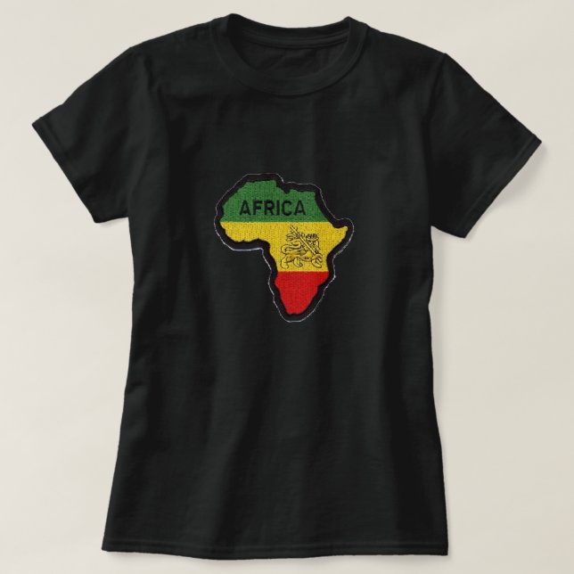 Camiseta africana (Diseño del anverso)