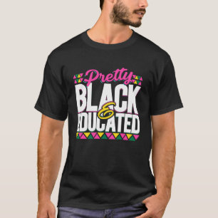 Camiseta Africano Negro bonito Y Educado
