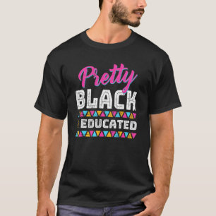 Camiseta Africano Negro bonito Y Educado