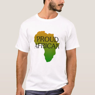 Camiseta Africano orgulloso