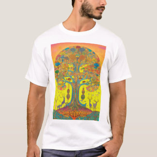 Camiseta Africanos ahogando el árbol de la vida