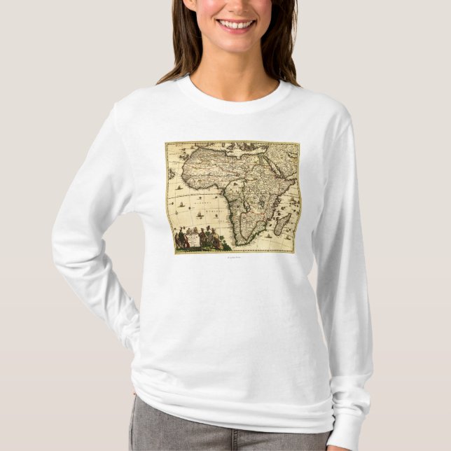 Camiseta AfricaPanoramic MapAfrica (Anverso)