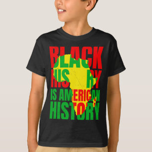 Camiseta Afrika Historia Negra Historia Americana Usa Afric