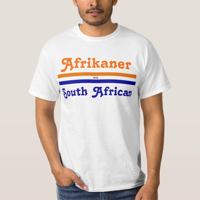 Camiseta Afrikaner/surafricano (Anverso)