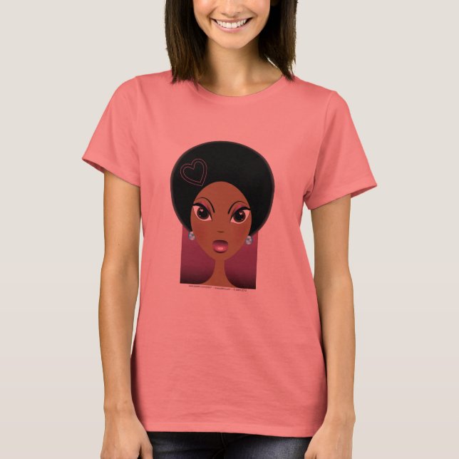 Camiseta Afro Amor (Anverso)