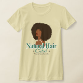 Camiseta Afro Apreciación "Natural Hair Club"
