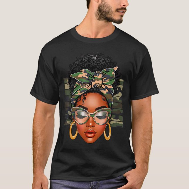 Camiseta Afro Black Women African American Black History Mo (Anverso)