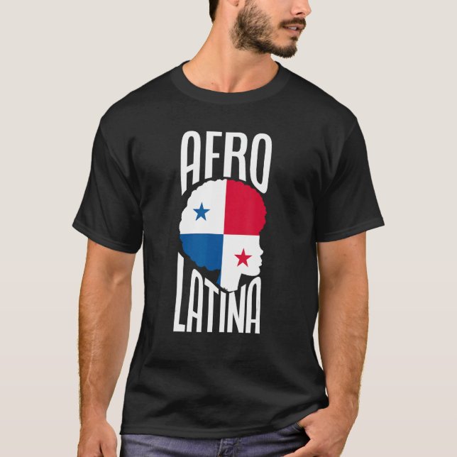Camiseta Afro caribeño latino panameño (Anverso)