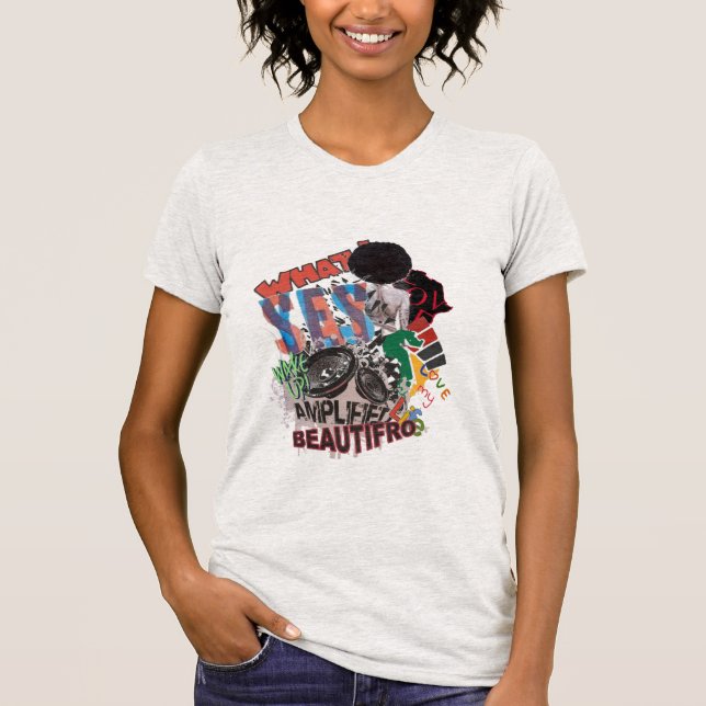 Camiseta afro desorden T-Shirt (Anverso)
