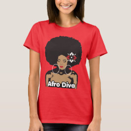 Camiseta Afro Diva Para Damas