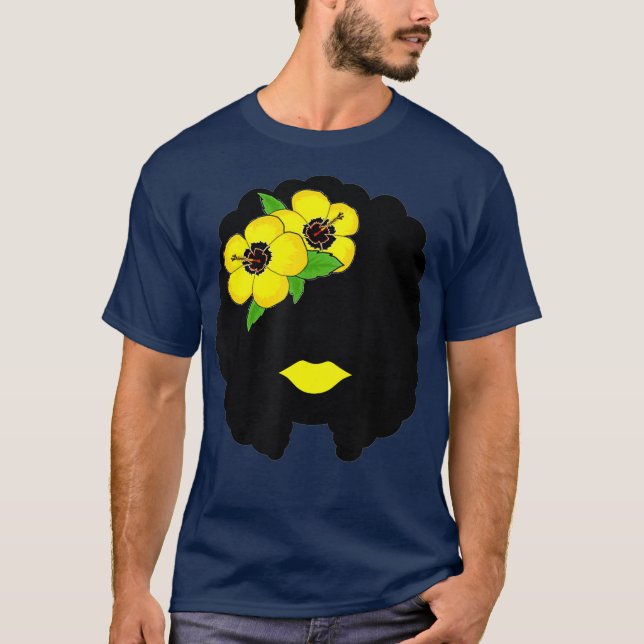 Camiseta Afro festivo cinco de mayo negro español mexicano (Anverso)