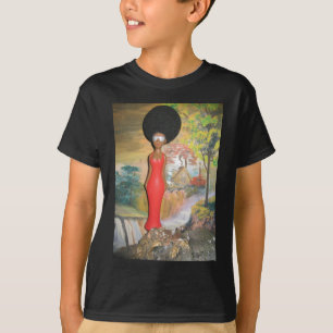 Camiseta Afro Glam: Una belleza eterna