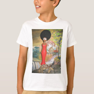 Camiseta Afro Glam: Una belleza eterna