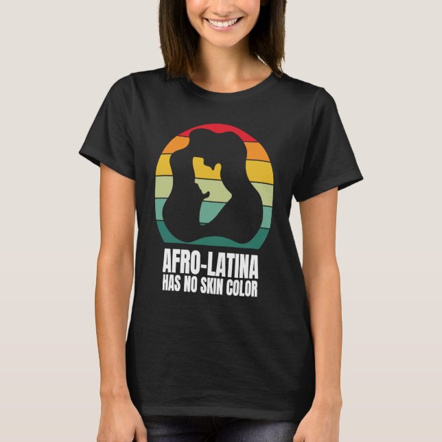 Camiseta Afro Latina African American Culture Latina Pride  (Anverso)