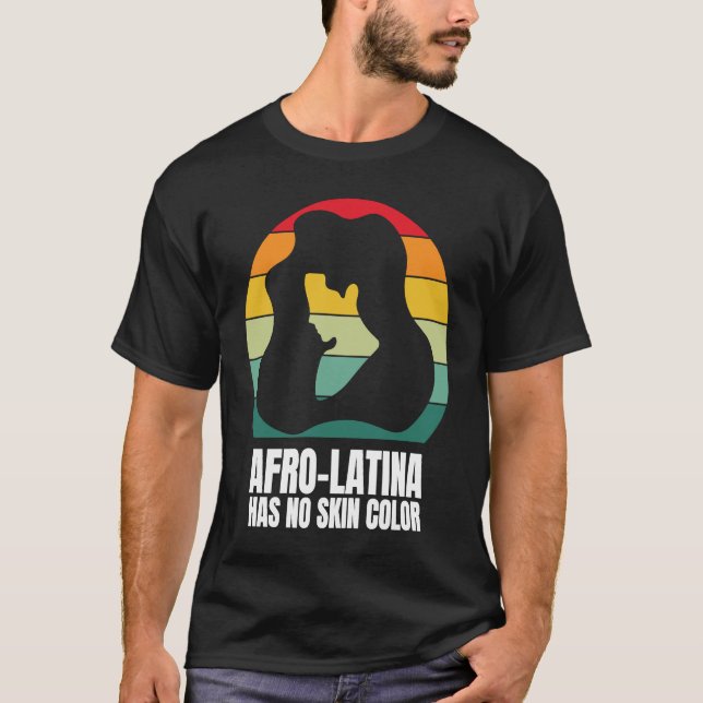 Camiseta Afro Latina African American Culture Latina Pride  (Anverso)