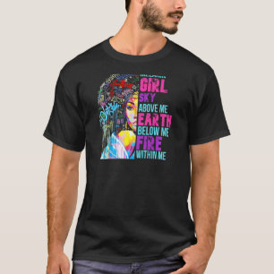 Camiseta Afro Melanin Chica Black Chica Empowerment Pop