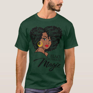 Camiseta Afro Melanin, consejero de inteligencia negra, afr