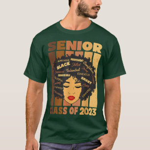Camiseta Afro Melanin de Black Smart para adultos de clase