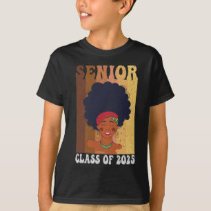 Camiseta Afro Melanin de Black Smart para adultos de clase
