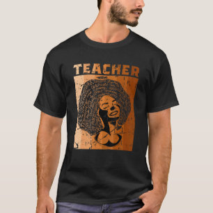 Camiseta Afro Melanin, profesor de Black Smart, afroamerica