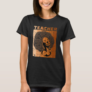 Camiseta Afro Melanin, profesor de Black Smart, afroamerica
