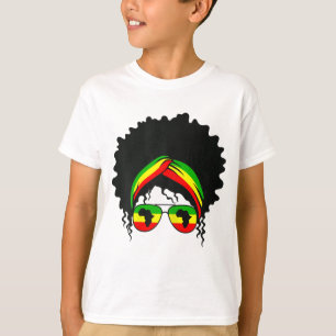 Camiseta Afro negro inteligente ama a melanina norteamerica