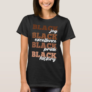 Camiseta Afro orgulloso de piel negra negro negro África 1