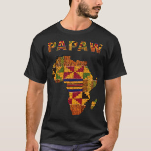 Camiseta Afro Papas Negras Africano Ghana Familia Kente Clo
