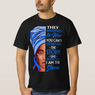 Camiseta Afro: Soy la tormenta, conciencia de Ataxia