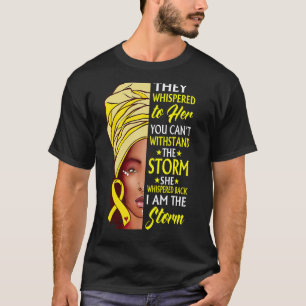 Camiseta Afro: Soy la tormenta Spina Bifida Awa