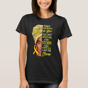 Camiseta Afro: Soy la tormenta Spina Bifida Awa