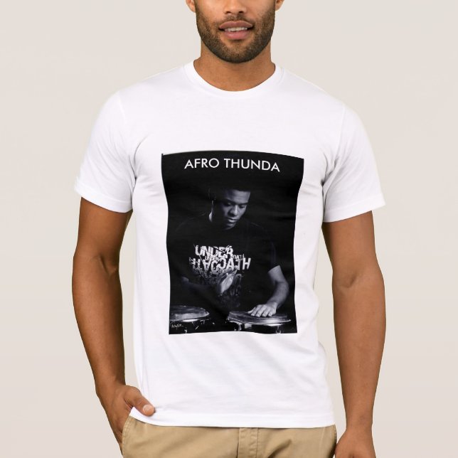 Camiseta Afro Thunda del batería (Anverso)