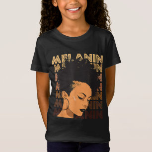 Camiseta Afro, un Chica fuerte negro, ama a Melanin, afroam