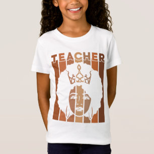 Camiseta Afro, un maestro negro, ama a la historia negra de