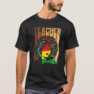 Camiseta Afro: un maestro negro que ama a Melanin, un amant