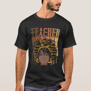 Camiseta Afro: un maestro negro que ama a Melanin, un amant