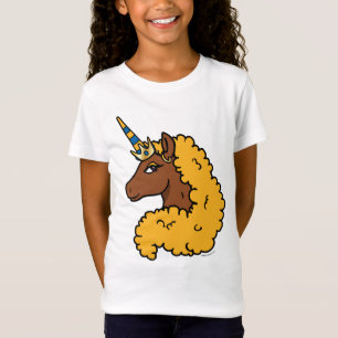 Camiseta Afro Unicornio amarillo