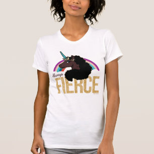 Camiseta Afro Unicornio   Mágico - Siempre feroz