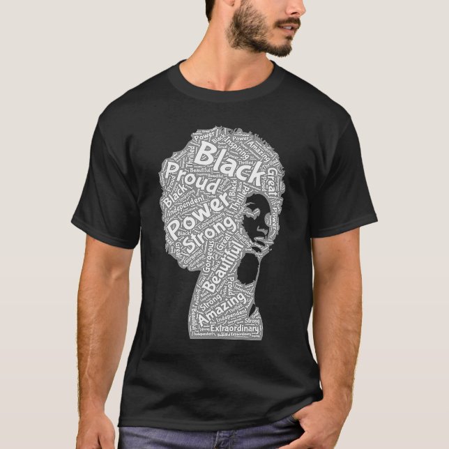 Camiseta Afroafricanas mujeres negras Afro Melanin Queen (Anverso)