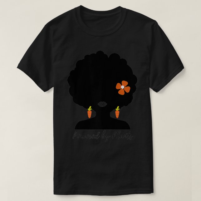 Camiseta Afroafroamericana vegetaria afroamericana3 (Diseño del anverso)
