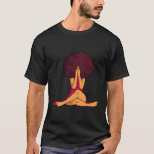 Camiseta Afroamericanas Chicas negras Naturaleza mágica de