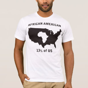 Camiseta Afroamericano