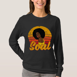 Camiseta Afroamericano de los años 80 Funk Afro Disco Soul 