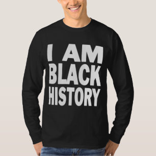 Camiseta Afroamericanos Patrimonio Mes Afro Soy Negro H