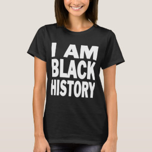 Camiseta Afroamericanos Patrimonio Mes Afro Soy Negro H
