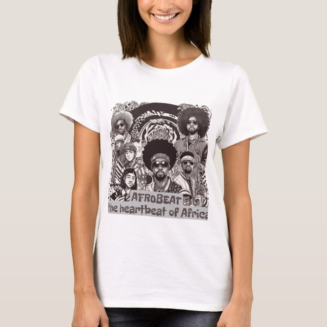 Camiseta Afrobeat - El latido cardíaco de África (Anverso)