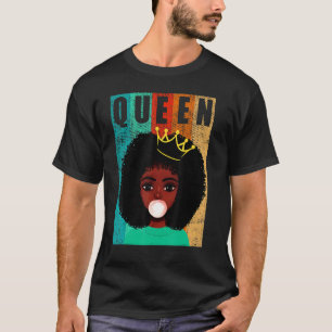 Camiseta AfroBlack Queen Ladies Empowerment Historia Negra