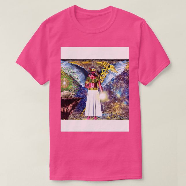 Camiseta AFROFUTURISMO AGWUISHIOHA POR SIRIUSUGOART Graphic (Diseño del anverso)